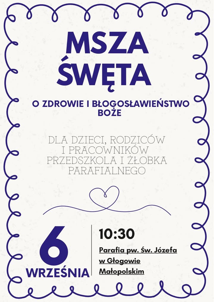 Przedszkole Parafialne i Żłobek im. św. Józefa w Głogowie Małopolskim